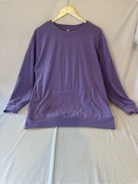 Women's Lavender Crewneck Pullover Sweatshirt
